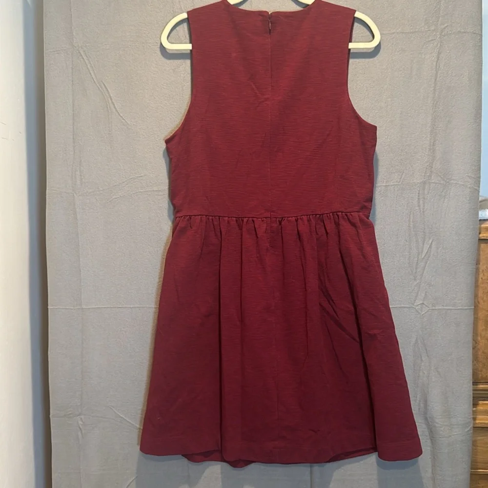 J. Crew Rich Burgundy Mini Dress